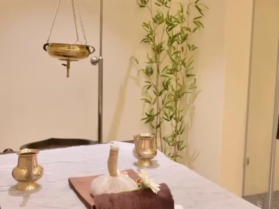 A therapy room at CosmoAyu