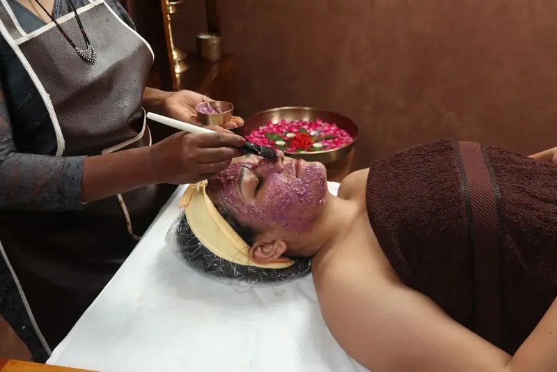 Rose herbal face pack